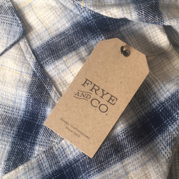 Mens NWT Frye and Co. Flannel Shirt Size XL - Picture 2 of 6
